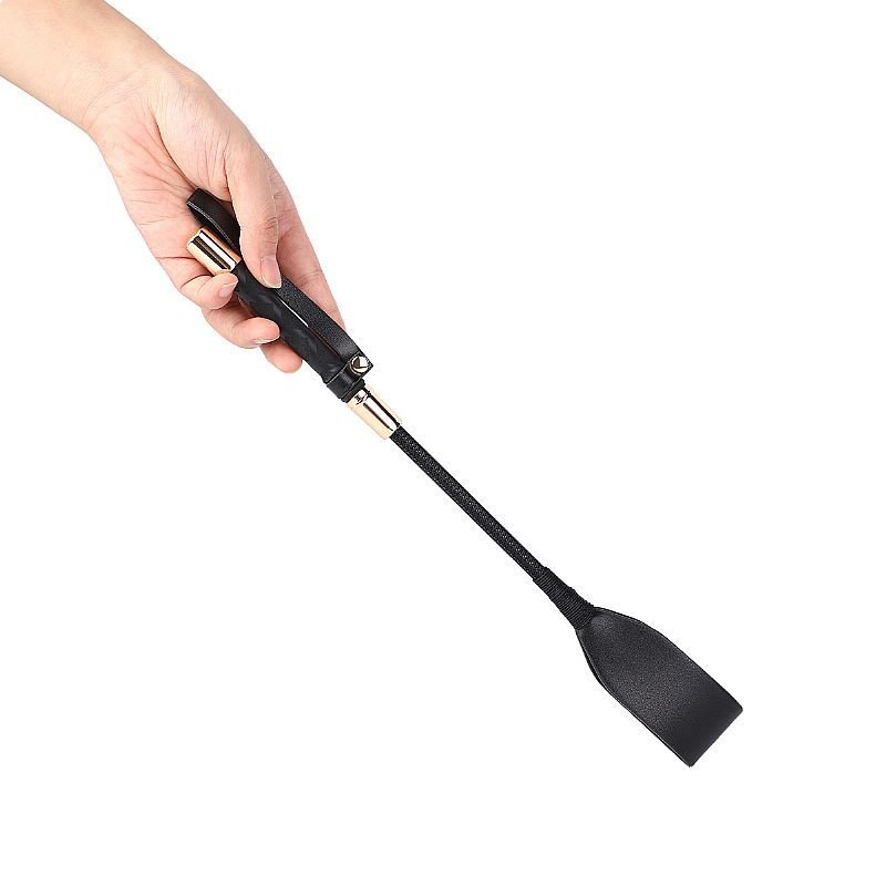 Chibata com Detalhes em Prata e Suporte Para Mão 8748 - TAMANHO 3,6 X 44,0