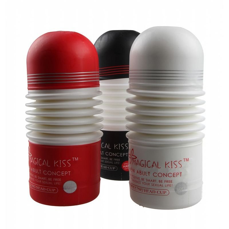 Masturbador em Formato de Copo BRANCO MAGICAL KISS 1095