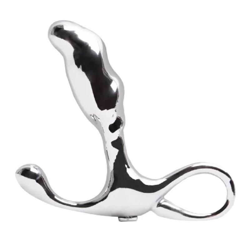 Plug Massageador De Próstata Em Metal Hard