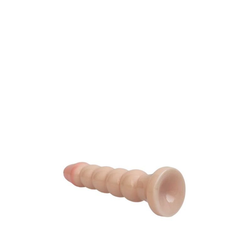 Protese Realistica 14,5 cm, Possui Corpo Liso com Saliencia Escalonada, Glande e Ventosa DI-090