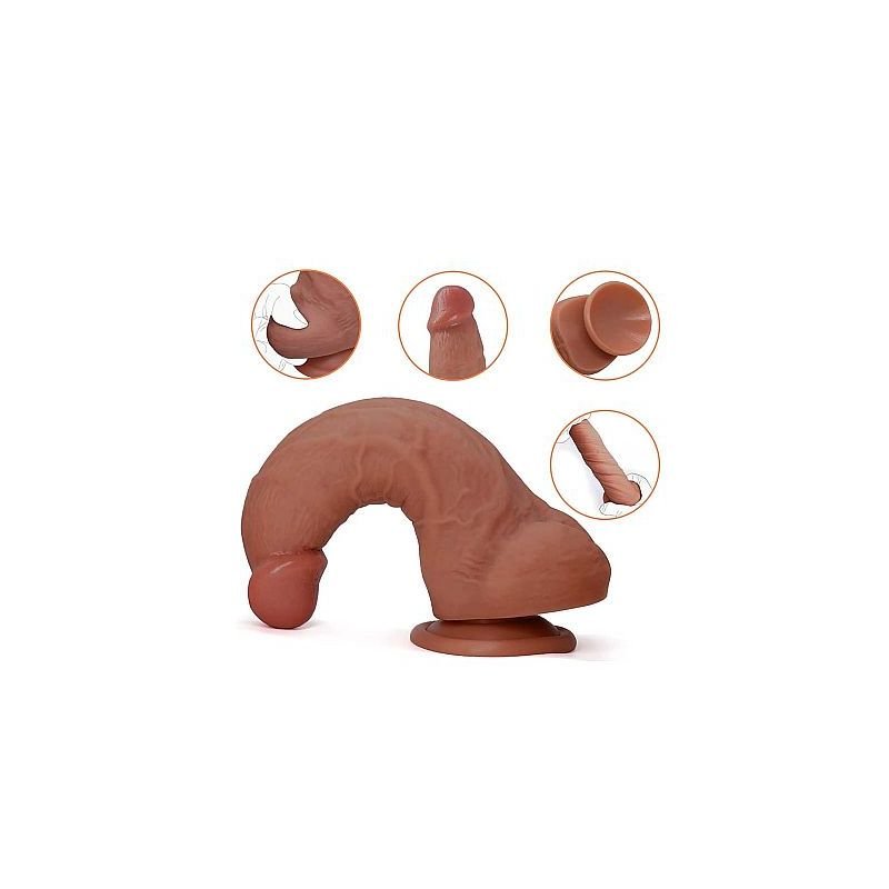 Protese Realistica Dupla Camada com Toque de Pele Real TAM:20,0X4,8CM 8847