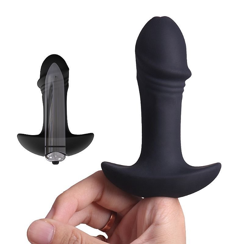 Plug Anal StarArrow com Vibro - Silicone Extra Macio - 10cm 5583