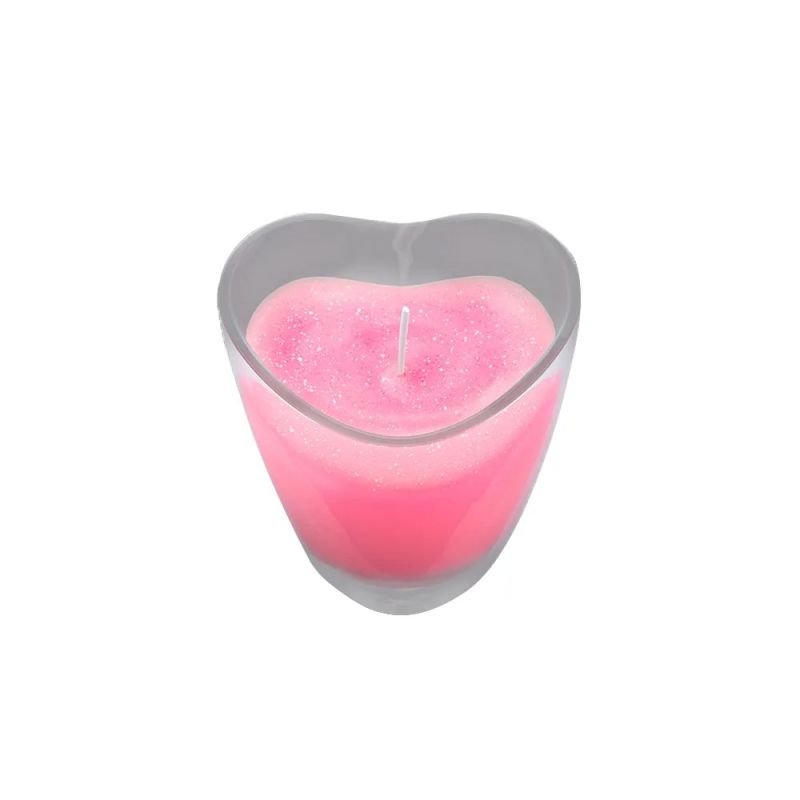 VELA BEIJÁVEL SENSUALIDADE ARDENTE MORANGO COM CHANTILLY