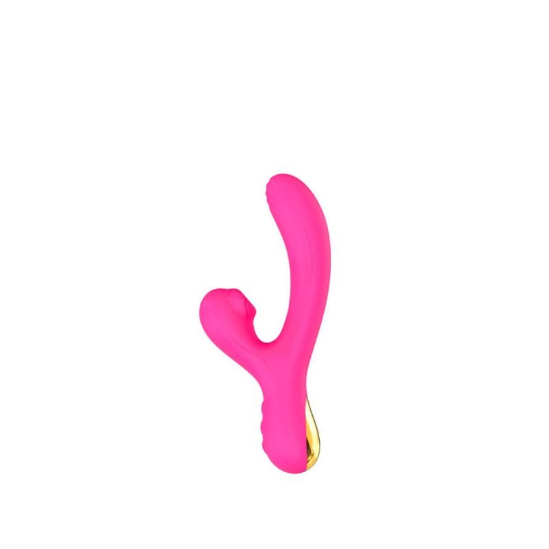 Vibrador Bertha Recarregavel Ponto G com 7 Modos de Vibração e 7 Modos de Ondas de Pressão VR-028