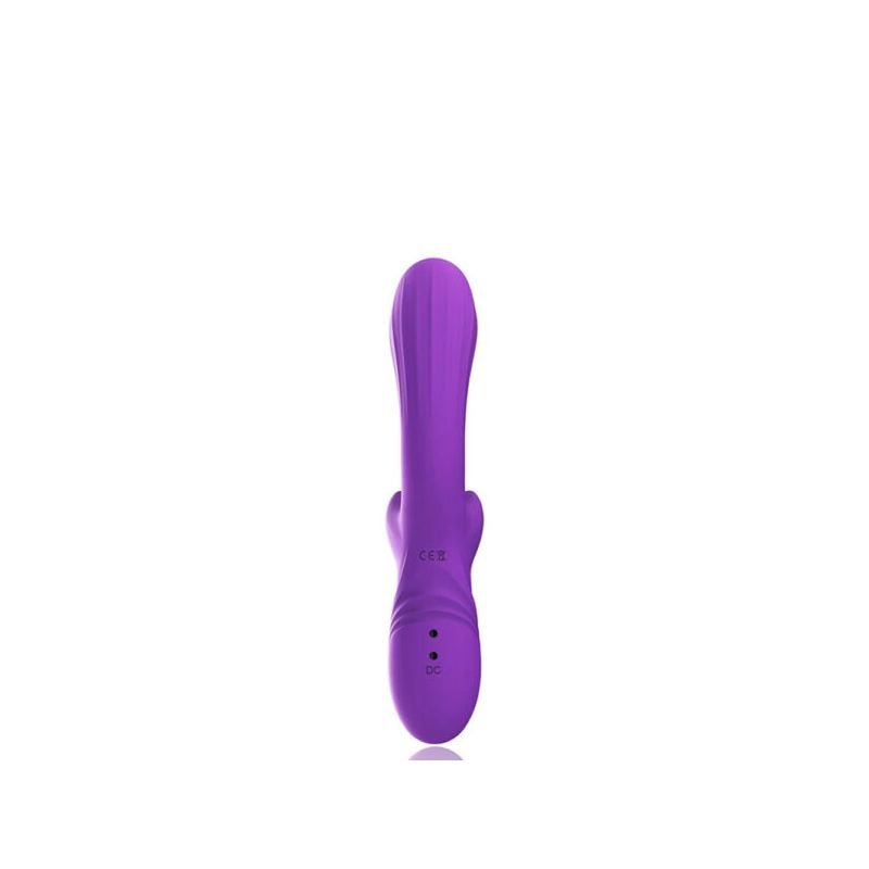 Vibrador Caesar Recarregavel Ponto G com Estimulador Clitoriano VR-039