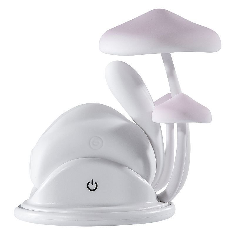 Vibrador de Ponto G e Sugador de Clitoris com Formato de Luminaria FLORESTA AO LUAR 8924