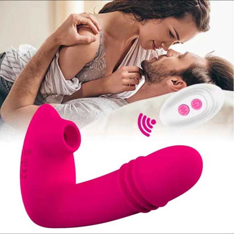 Vibrador Ponto G com Sugador de Clitóris Millemie
