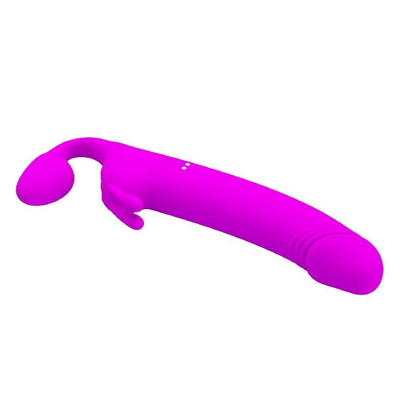 Vibrador de Ponto G e Clitóris ZANINI com Tapping Pretty Love - 4.0 X 28.3CM 9020