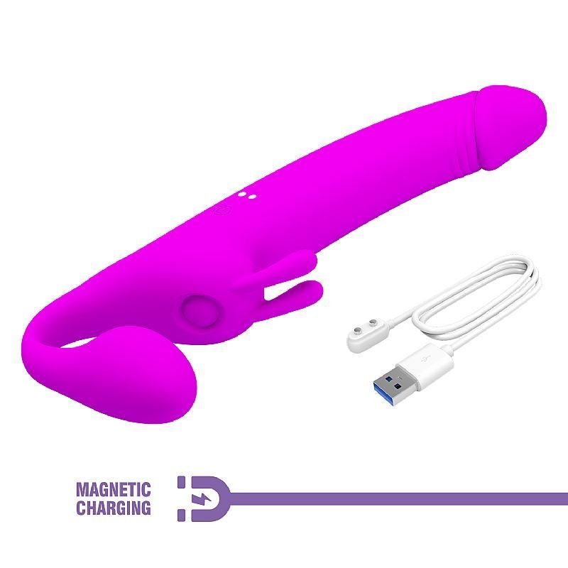 Vibrador de Ponto G e Clitóris ZANINI com Tapping Pretty Love - 4.0 X 28.3CM 9020